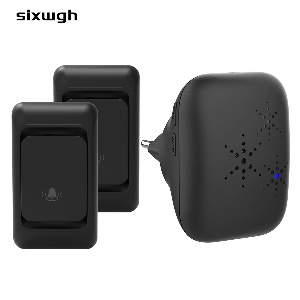 Campainha Sem Fio Campainha Residencial 300M Alcance 38 chime EU Plugue