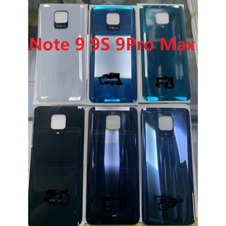 Substituição Da Tampa Traseira Do Vidro Para Redmi Note 9s 9 Pro Max 4G