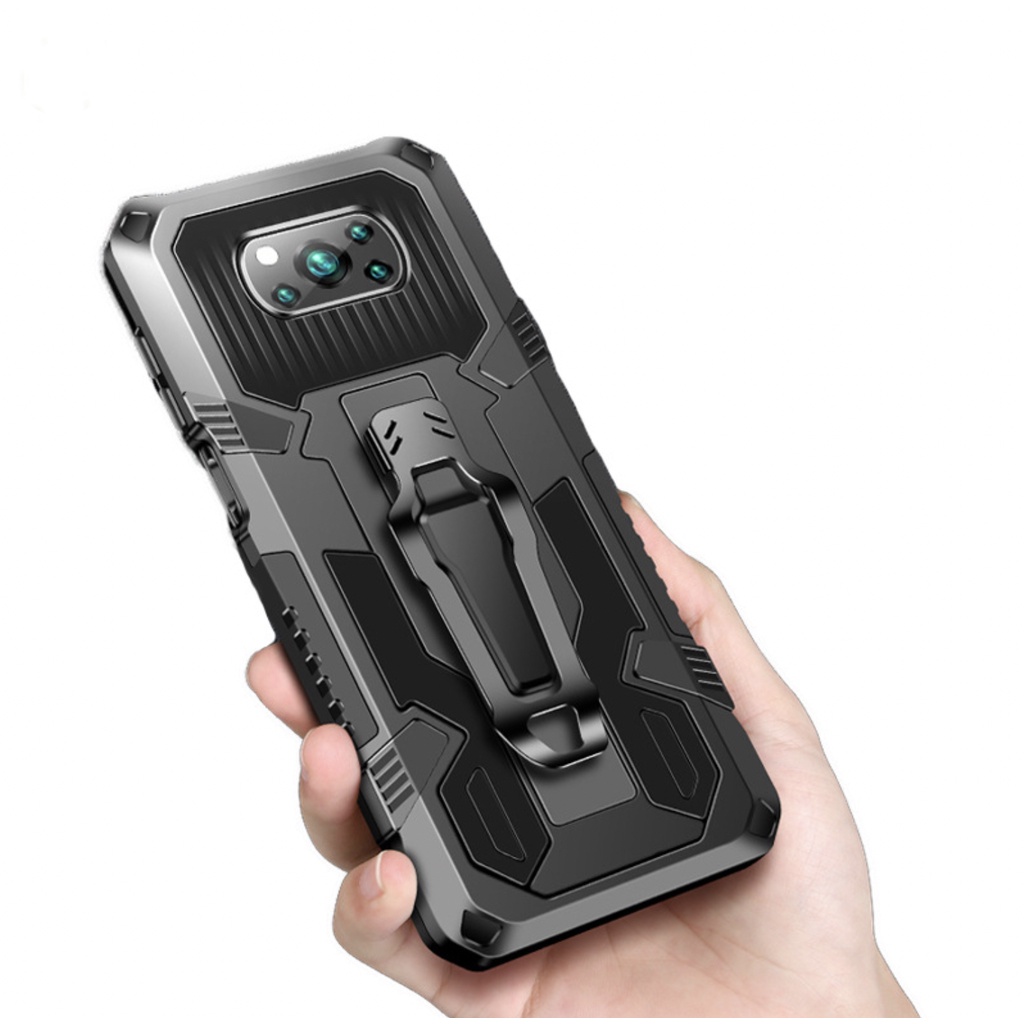 Capa Clip Cinto Para Xiaomi Poco X3 Nfc/x3 Pro/poco x4 pro(película de vidro opcional)