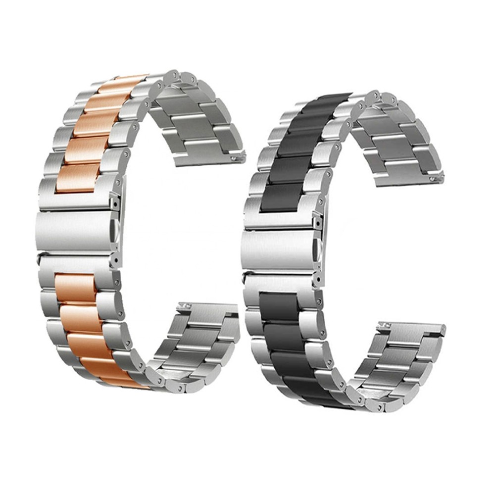 Kit 2 Pulseiras Smartwatch Inox Relogio Inteligente Elos Smartband