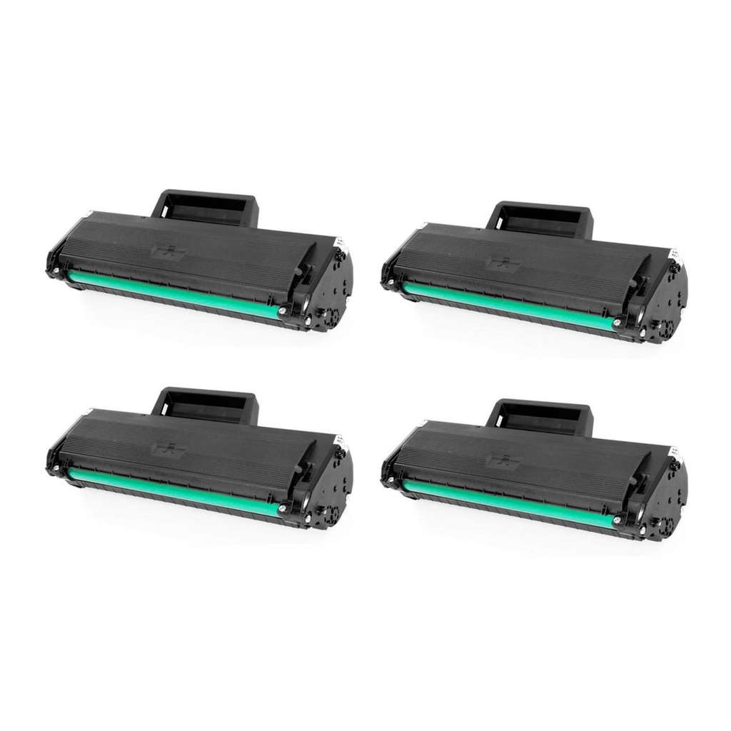4 Toners d104 Preto Compatível Samsung Impressoras