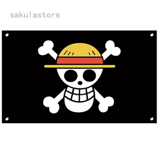 Xingena My 60x90cm Chapeu De Palha Bandeira De Pirata Para Decoracao De Casa Xinghena My 60 90cm One Piece Luffy S Straw Hat Pirate Flag Home Wall Bar Decoration Hot Shopee Brasil