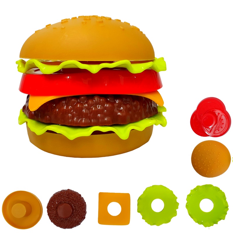 Brinquedo de Montar Hambúrguer Para Criatividade Infantil | Shopee Brasil
