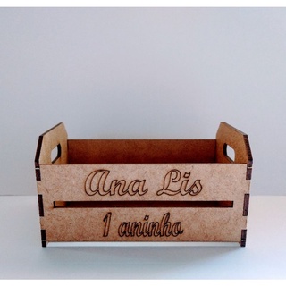 Kit 15 Caixotinhos 15cm Lembrancinhas Personalizadas