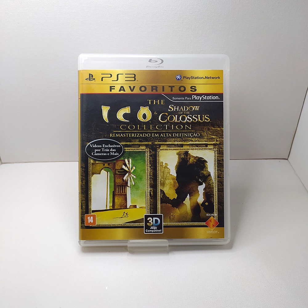 Ico e shadow of the colossus collection hd ps3 midia fisica original