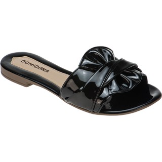 Sandalia Feminina Rasteira Rasteirinha Laco Verniz Fashion