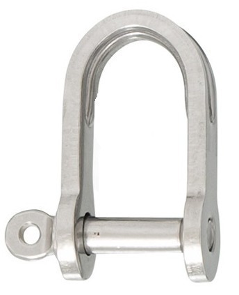 Manilha Anilha Balão Tornel Plana 5 Mm Em Aço Inox