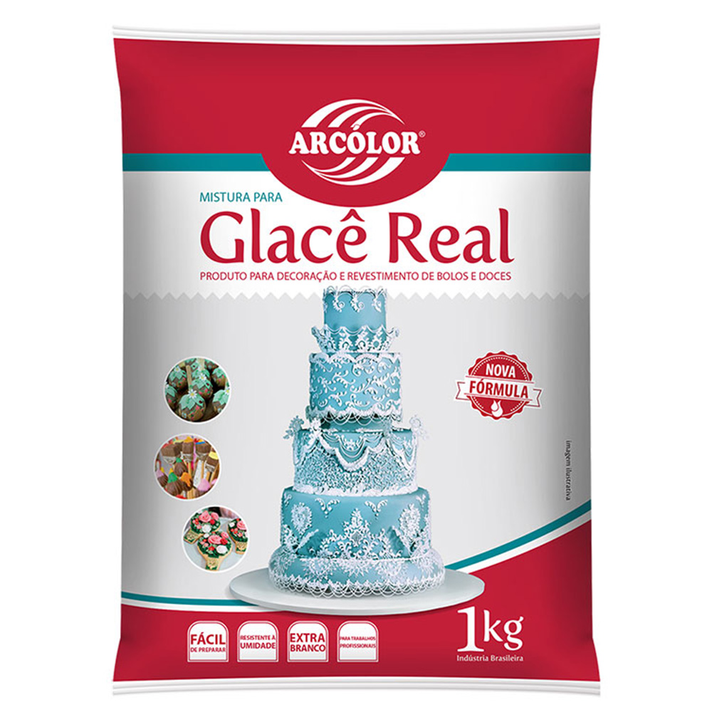 Glacê Real 1kg - Arcolor