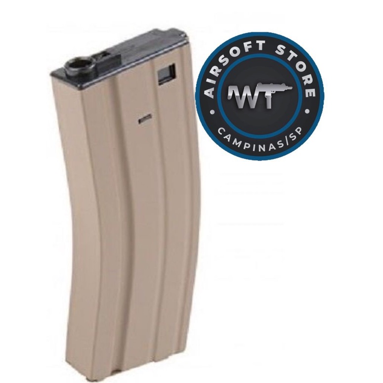 Magazine Airsoft Midcap M4/m16 140bbs Full Metal Cyma Shopee Brasil