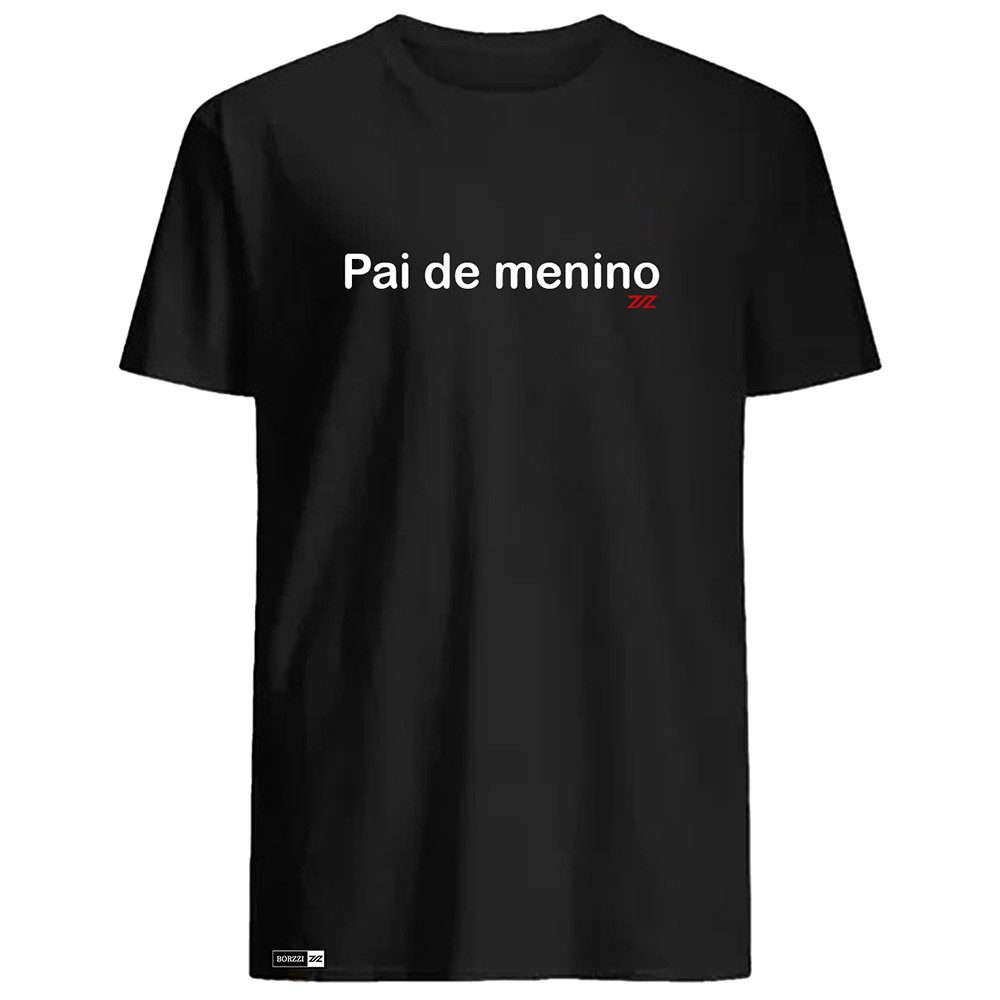 Camiseta Camisa Pai De Menino Frase Presente Pai Papai Herói