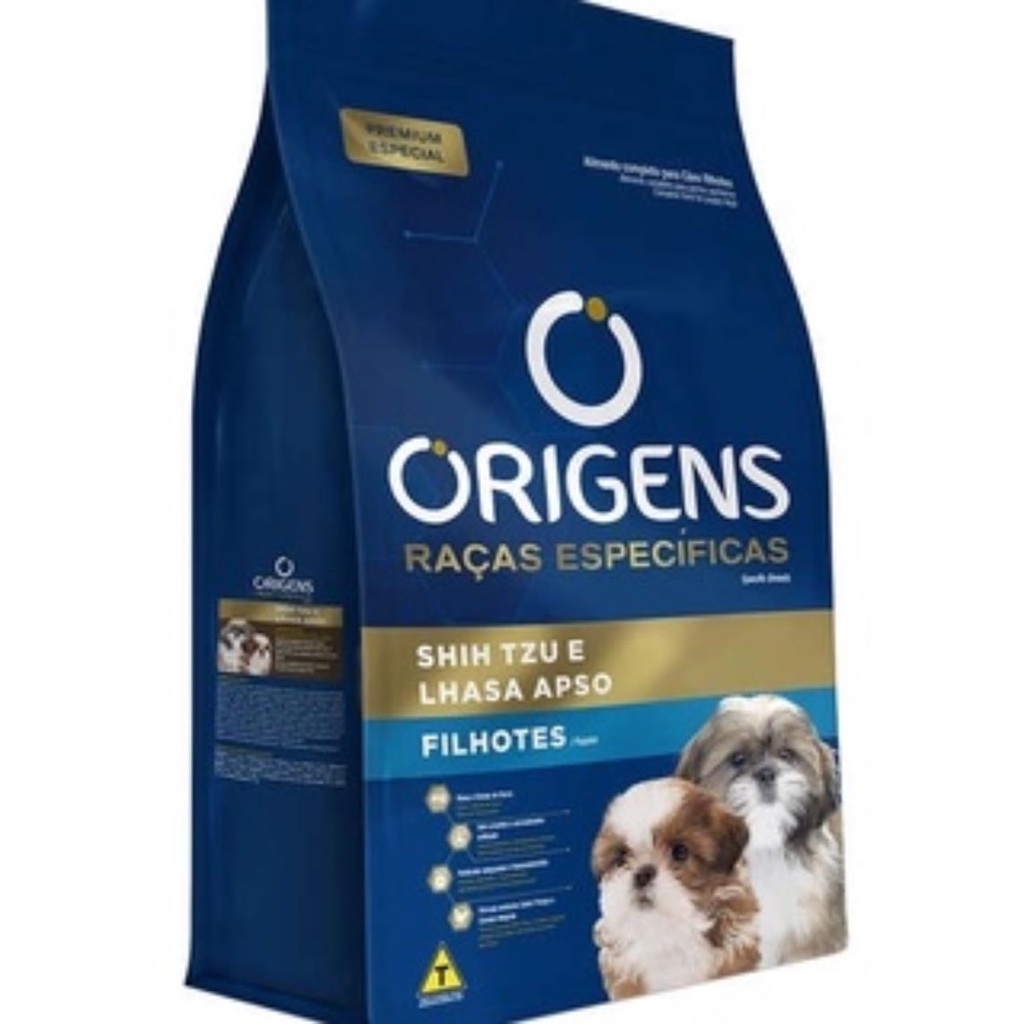 Ração Seca Origens Premium Especial p/ Shih Tzu e Lhasa Apso