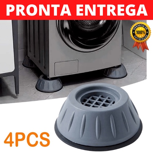 Pé Nivelador Lava E Seca Suporte para Secadora Anti Vibração