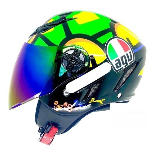 Capacete Aberto Agv Blade Turtle Tartaruga Valentino Rossi Shopee Brasil