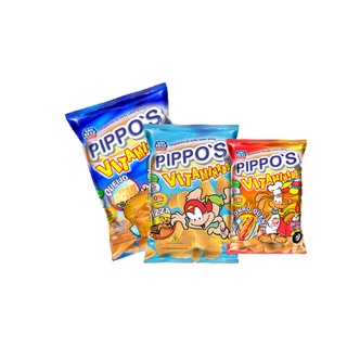 Kit com 10 Salgadinhos Pippos vitaminado 30g São Braz - Pipos Diversos Sabores