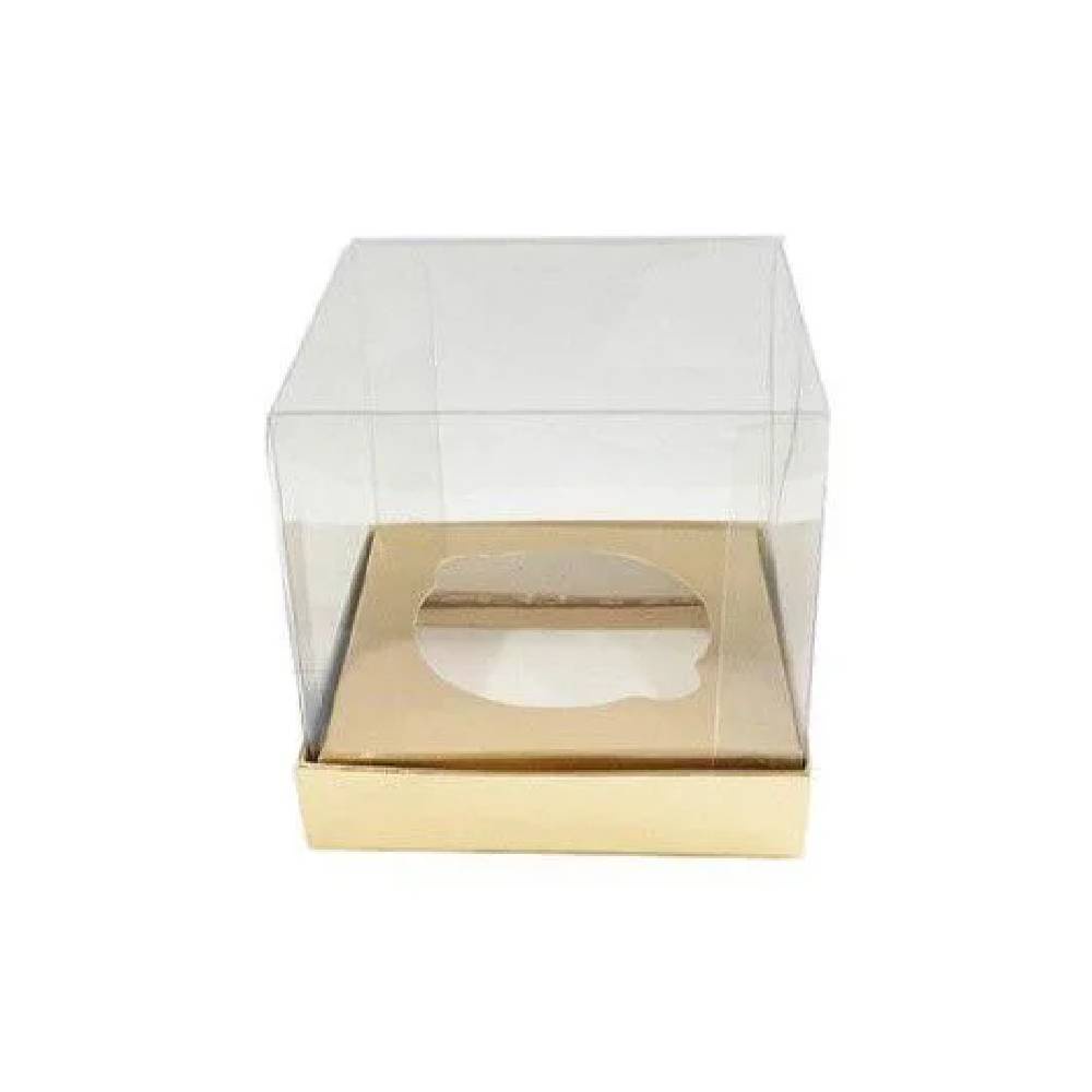 Caixa Mini Bolo P Dourada 10 un - Assk Rizzo - Home & Living