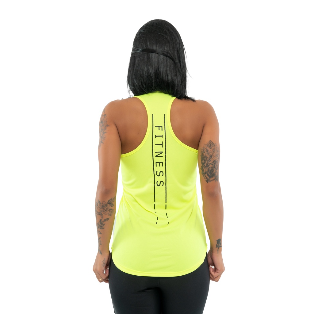 Regata Dry Fit Feminina Estampada Nadadora | Confortável | Treino | Academia