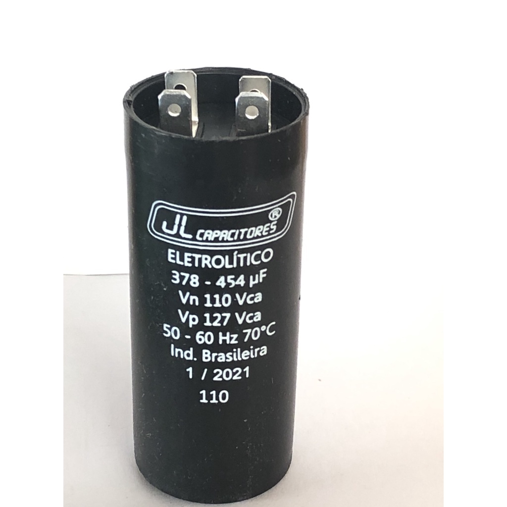 Capacitor De Partida 378x110v Compressor De Ar Schulz Msl 10 Ml