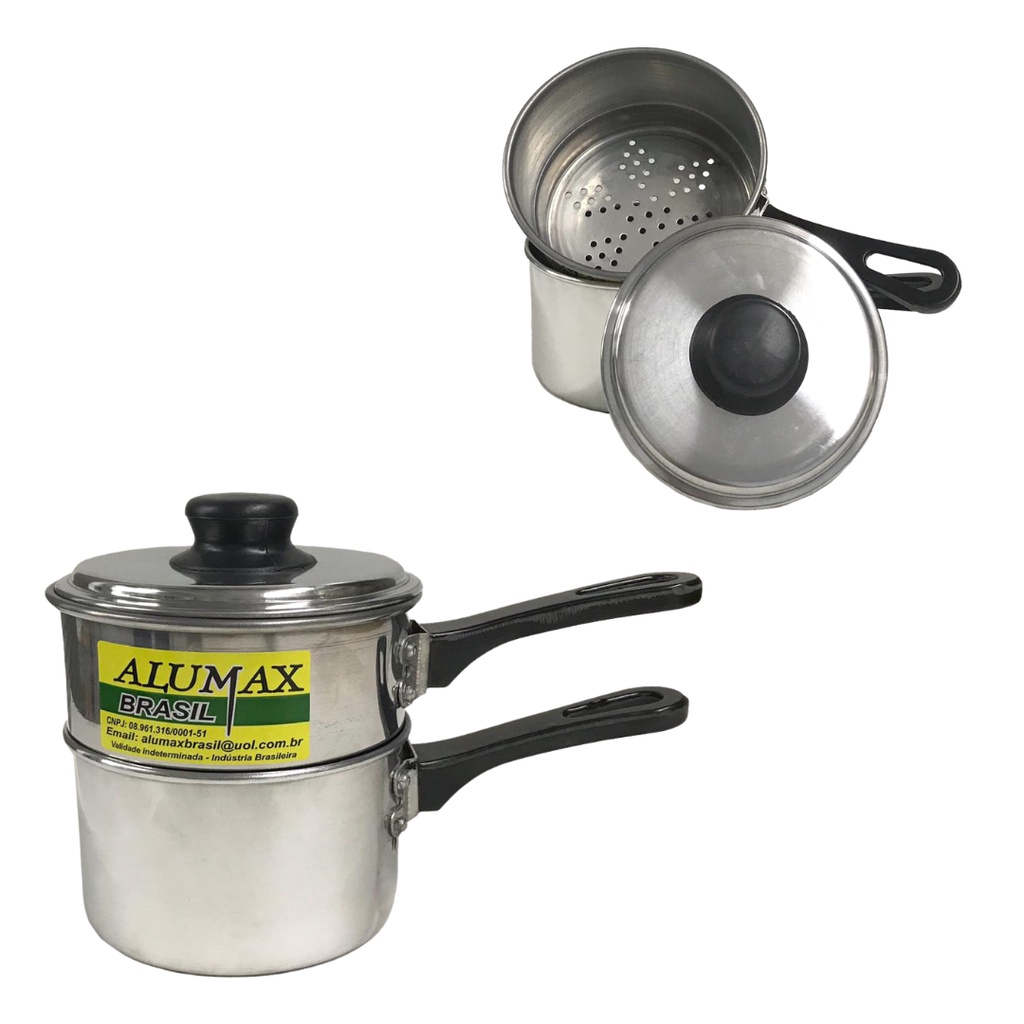 Cuscuzeiro Porção Individual Aluminio Polido Alumax Brasil