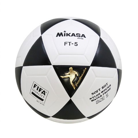 Bola Mikasa Futvolei Original Com Nota Fiscal Preta e Branca Ft-5 Altinha Futemesa Mika Oficial