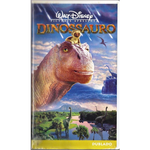 104 Fvc- Fita de VHS Original- Filme 2001- Dinossauro- Walt Disney- Dublado- Vídeo
