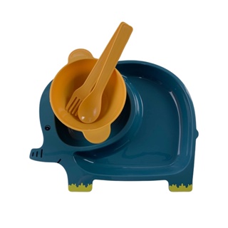 Kit Refeição Infantil Prato Tijelinha Garfo Colher Criança Bebê Papinha em Oferta na Shopee