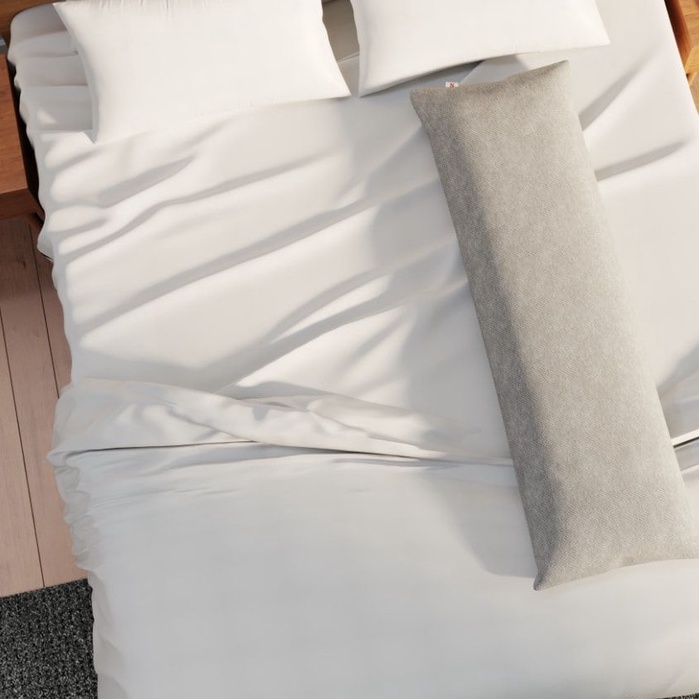 Travesseiro De Corpo Premium Abraco Gigante/Grande Minhocão Big Pillow Fibra de Bambu Ecologico Xuxao Ricardao Grande Hug Antialérgico Macio 1,30 X 0,30