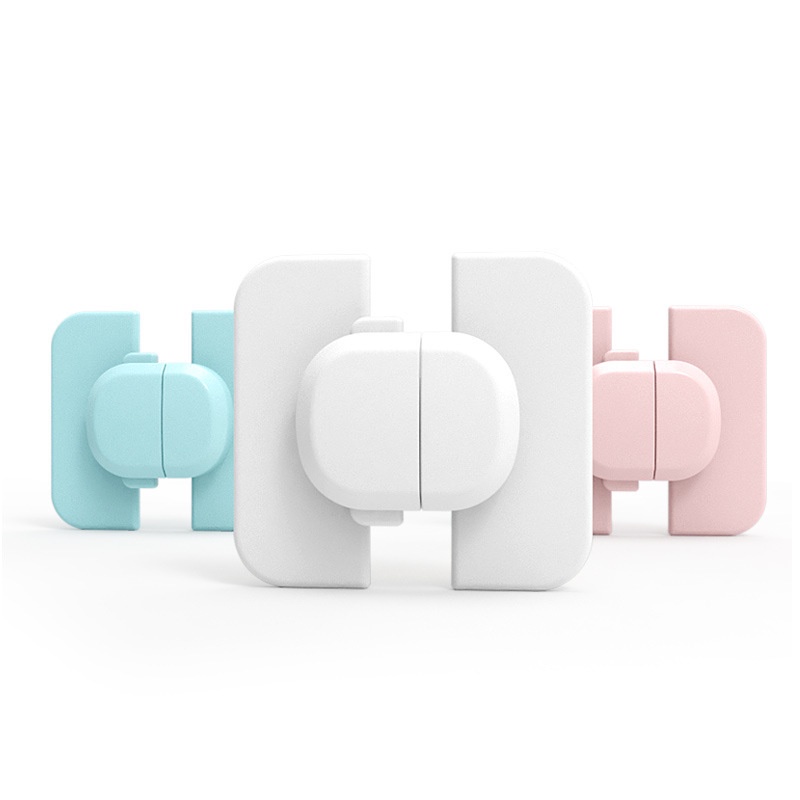 Trava Para Geladeira Infantil/Porta De Armário/De Segurança Quadrada