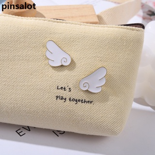 Asas De Animais Inteligentes Esmalte Alfinetes Branco Nuvem Forma Broches Fofo Joalheria Lapela Crachá Roupas Mochila Presente Mulheres Crianças Festa Atacado