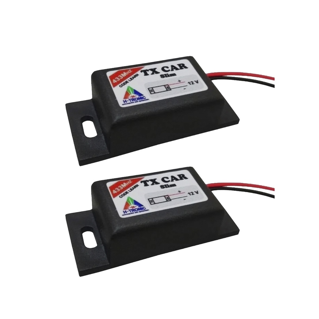 Kit 2 Controle Portão Tx Car Farol Carro Moto Ppa Rcg Garen Acton Seg