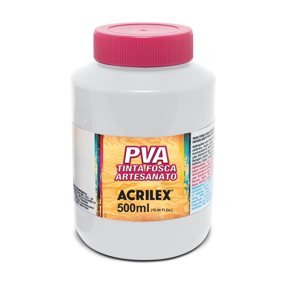 Tinta Pva Acrilex 500ml - Cores em Oferta na Shopee