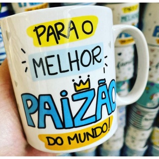 Dia dos Pais Caneca de Porcelana 320ml - várias estampas