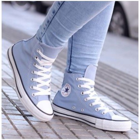 All Star Feminino Bota Azul Bebe Compre Aqui Shopee Brasil