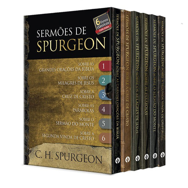 Box | Sermões de Spurgeon | 6 Livros em Oferta na Shopee