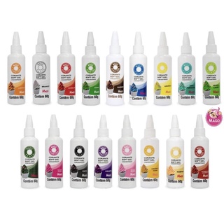 corante SOFT GEL GRANDE 60g MAGO para bolos doces confeitaria 18 cores//