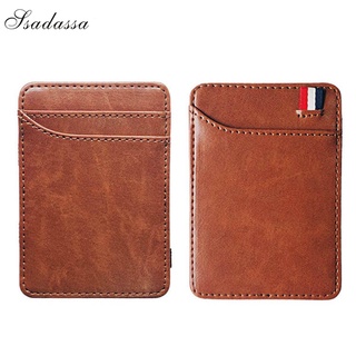 Nova Moda Carteira Mágica De Couro Masculino Slim Designer Coreia Porta Cartão De Crédito Mulheres Pequeno Clip De Dinheiro Grampos De Bilfold Man Clamps Para