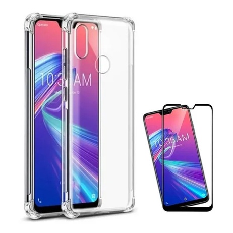 Kit Capa Capinha + Película Vidro 9d Asus ZenFone Max Pro (M2) (Com Gorilla glass)
