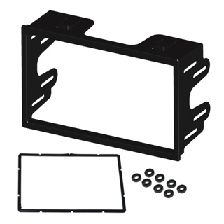 Moldura 2 Din Golf, Polo, Bora, Passat, Ecosport, Fiesta, Fox, Preta em Oferta na Shopee