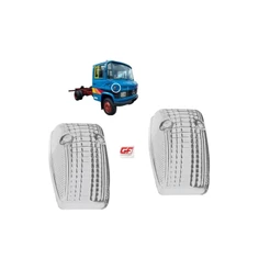 2 Lente Lante Dianteir Seta Pisca 608 Mb608 Cristal Gf0021cr