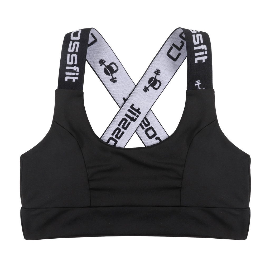Top Feminino Sem Bojo Preto Treino Elastano Suplex Crossfit Academia Corrida Treino Sustentação em Oferta na Shopee