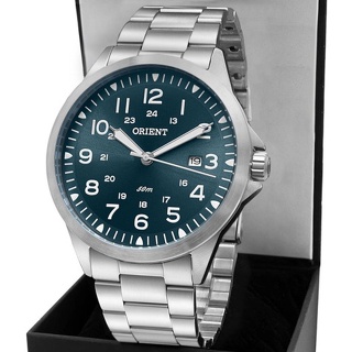 Relógio Orient Masculino Fundo Azul Original Envio Imediato em Oferta na Shopee