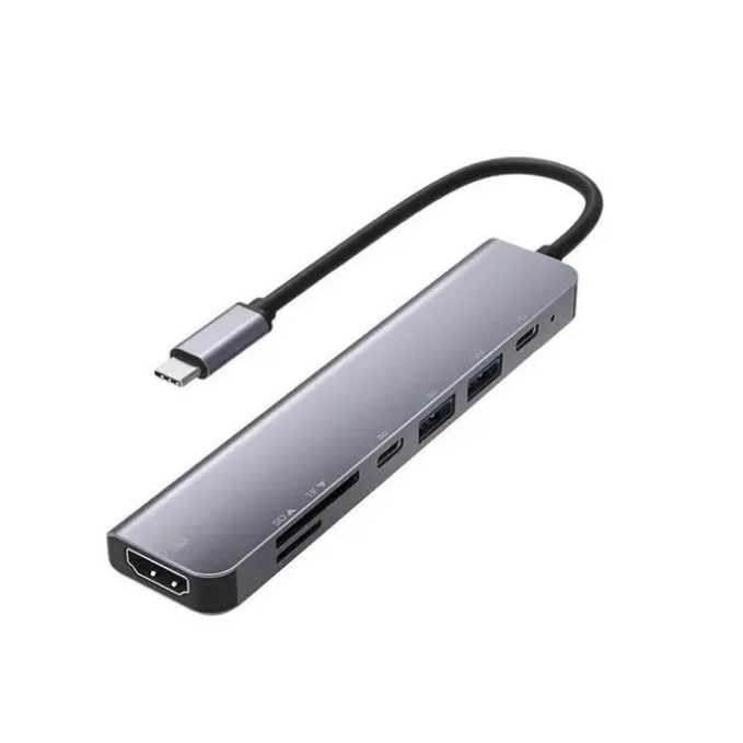 Hub Usb C 7 Em 1 Samsung Dex Hdmi Macbook Pro Xps Sd/tf TOMATE MTV-616