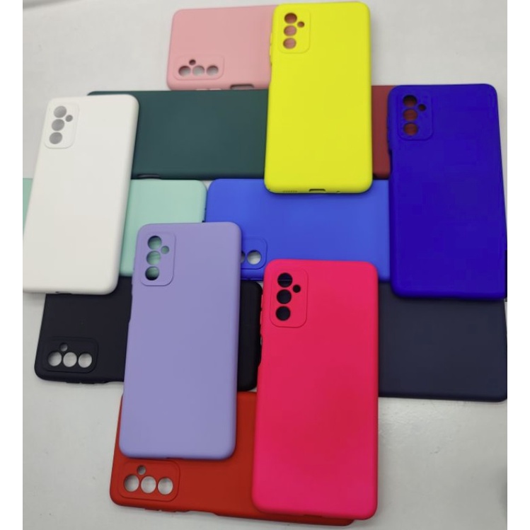 Kit - Capa Capinha Case + Película - Samsung Galaxy M52 5G Silicone Aveludado Proteção de Câmera Premium
