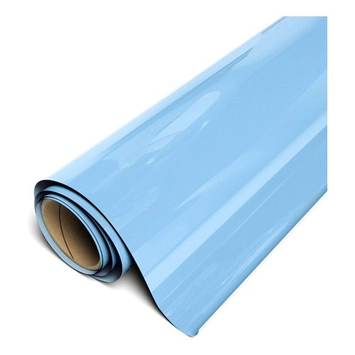 Power Pu - Termocolante Recortável - Azul Bebe - 60 Cm 5 Mt