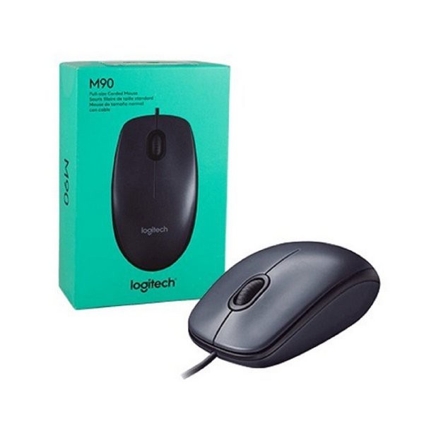 MOUSE COM FIO M90 ÓTIMO DESIGN  E QUALIDADE PERFEITA LO.G.I.TE.CH ENVIO EM 24 HORAS
