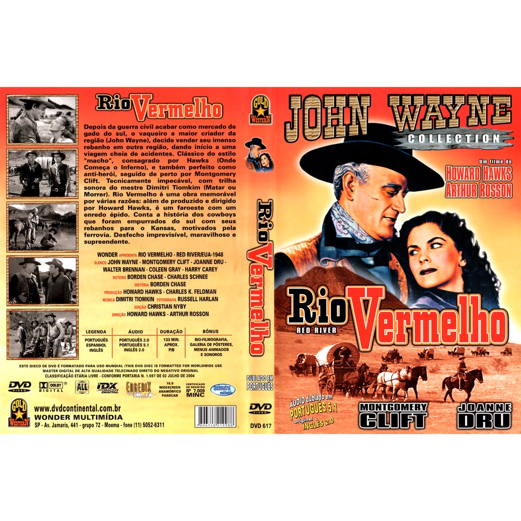 Dvd Rio Vermelho John Wayne Original Novinho Shopee Brasil