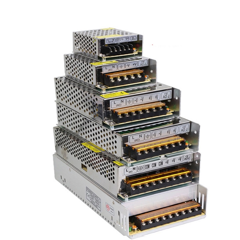 Fonte Chaveada 12v 5A 10A 20A 30A 50A Fita De Led Cftv 60w Entrada Bivolt Som Automotivo