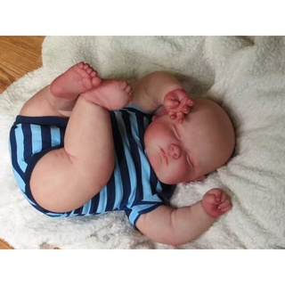 NPK 20 Polegada Alread Pintado Boneca De Dormir Corpo Inteiro De Silicone Reborn Joseph Realista Toque Macio Banho De Brinquedo 3D Pele À Prova D
