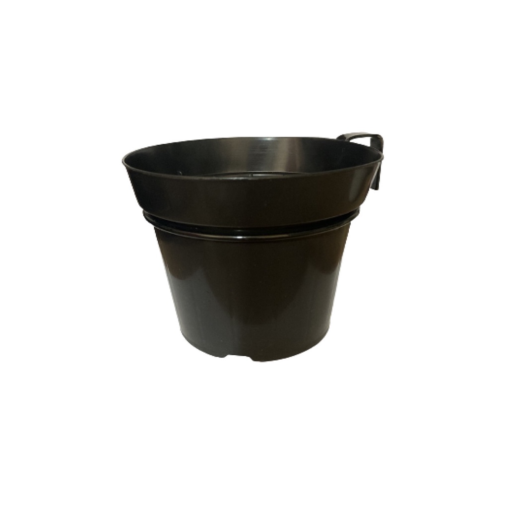 kit 15 suportes treliça + 15 vasos N 12 para palet horta vertical sacada apartamento