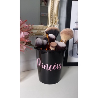 Pote para pincéis de maquiagem