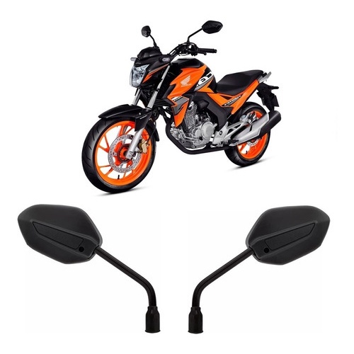 Par Espelho Retrovisor Modelo Cb Twister 250 2016 Até 2023